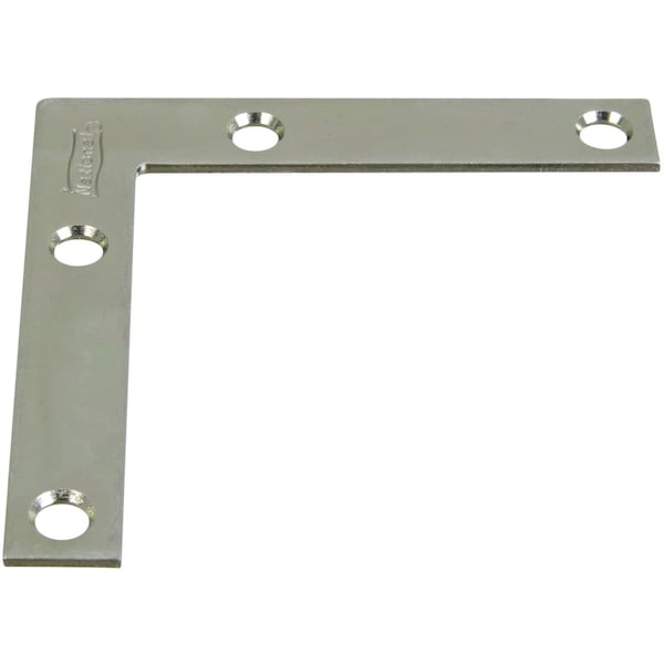 National Hardware National Hardware 3 in. H X 1/2 in. W X 0.07 in. D Steel Flat Corner Brace N266-528 - main